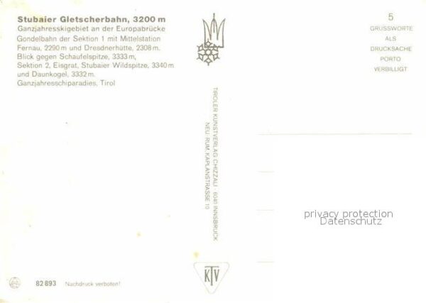 Seilbahn Stubaier Gletscherbahn Dresdnerhütte Mi – Bild 2