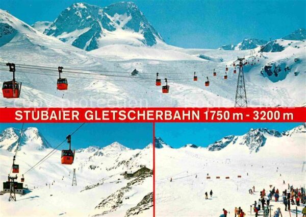 Seilbahn Stubaier Gletscherbahn Gletscherlift Sc
