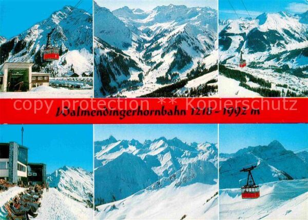 Seilbahn Walmendingerhorn Kleinwalsertal Mittelb