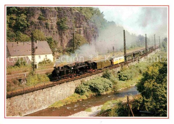 Lokomotive Ortsdurchfahrt Hainsberg