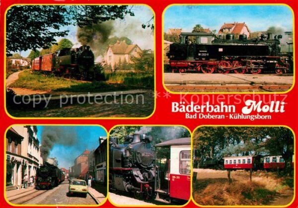 Lokomotive Bäderbahn Molli Bad Doberan-Kühlungsbor