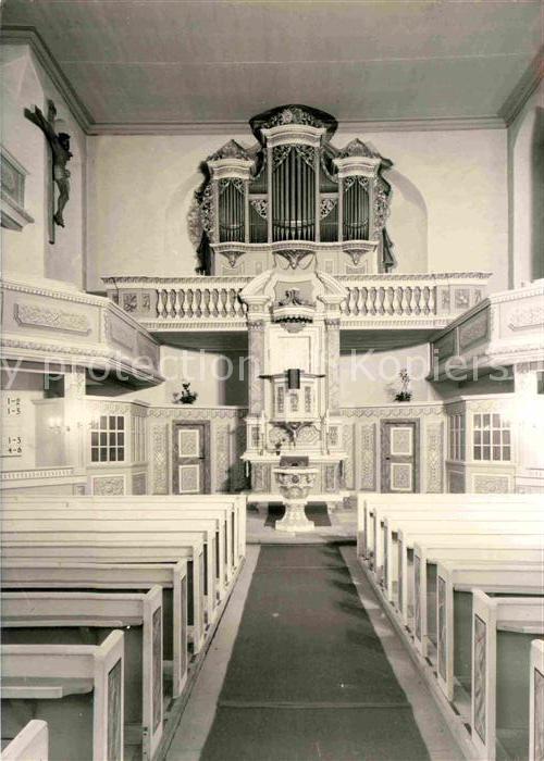 Kirchenorgel Forchheim Sachsen Silbermannorgel
