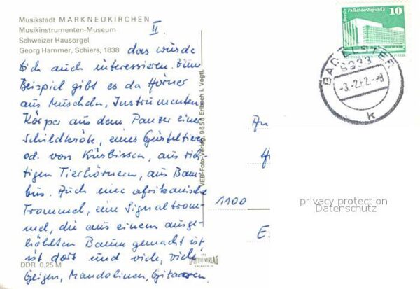 Musikinstrument Schweizer Hausorgel Museum Markneukirch – Bild 2