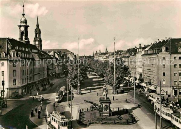 Strassenbahn Dresden Neustädter Rathaus