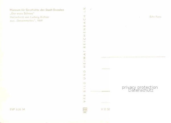Richter Ludwig Holzschnitt Der erste Schnee 1869 – Bild 2