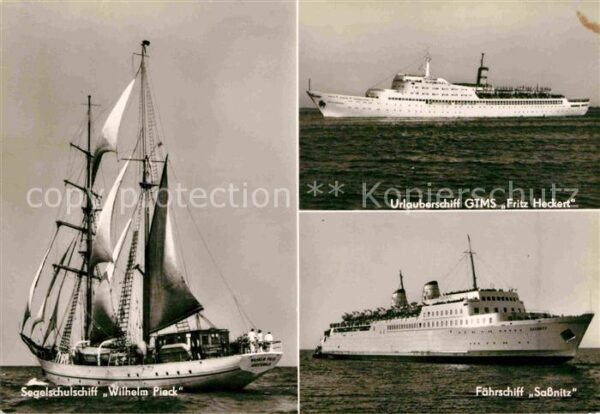 Schiffe Ships Navires GTMS Fritz Heckert Fährschiff Sassnitz