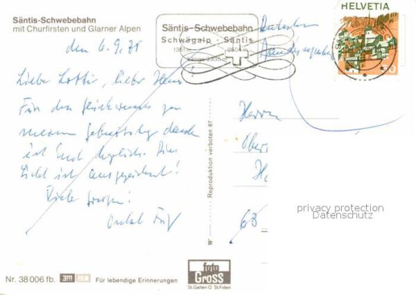 Seilbahn Säntis Churfirsten Glarner Alpen – Bild 2