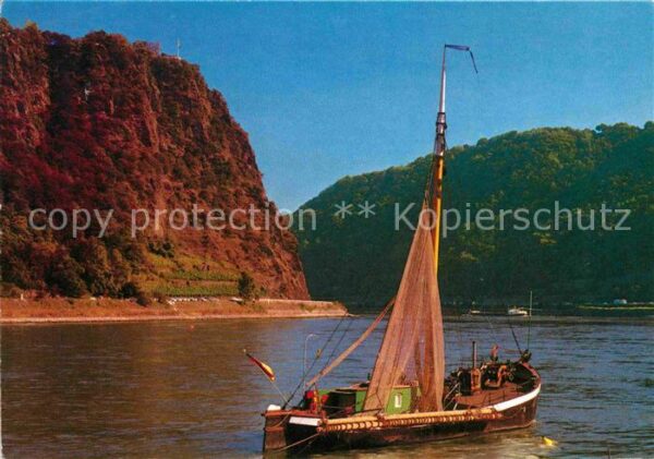 Fischerei Fischerboot Loreley am Rhein