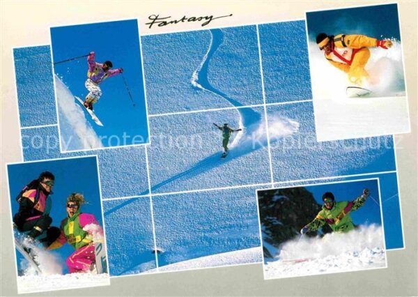 Skifahren Snowboarden