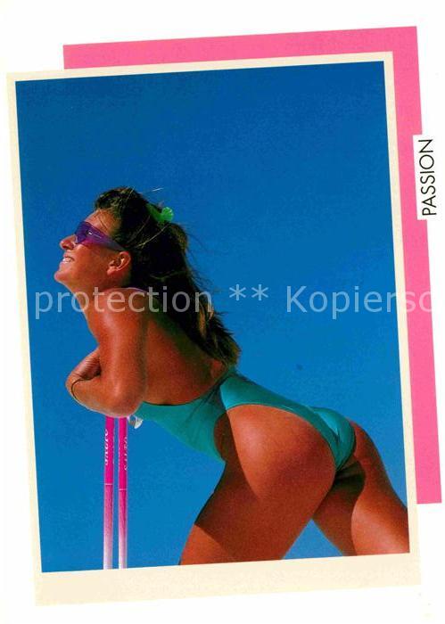 Skisport Frau Bademode