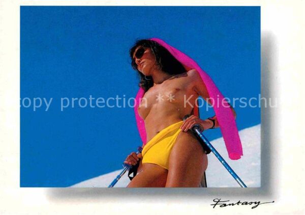 Erotik Frau Skifahren