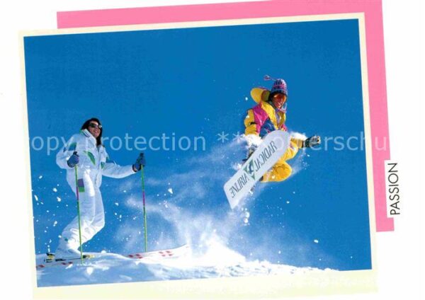 Skisport Skifahren Snowboard