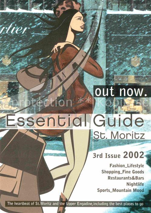 Mode Werbung Essential Guide St. Moritz