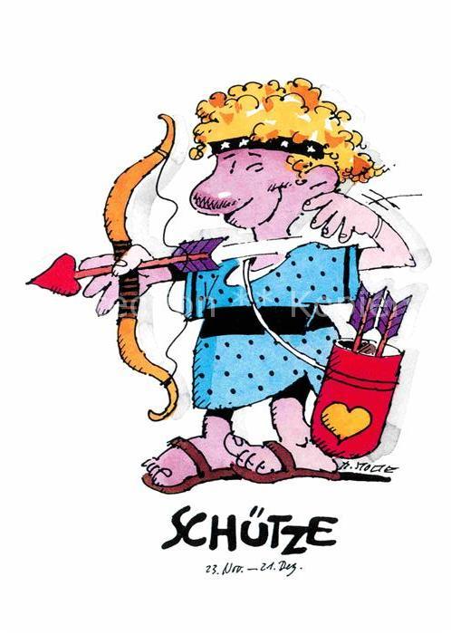 Sternzeichen Schütze Künstler R. Stolte
