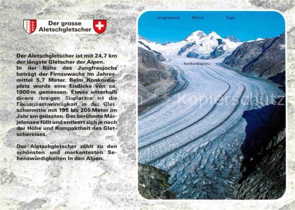Gletscher Aletschgletscher