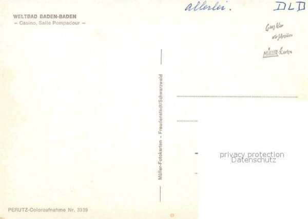 Casino Spielbank Baden-Baden Salle Pompadour – Bild 2