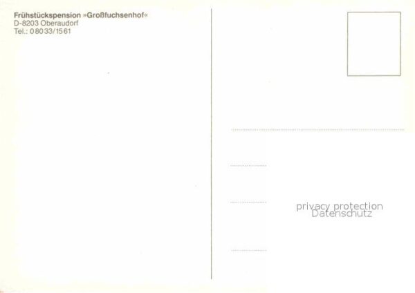 Oberaudorf Frühstückspension Grossfuchsenhof Kirch – Bild 2