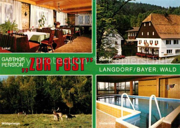 Langdorf Regen Gasthof Zur Post Wildgehege