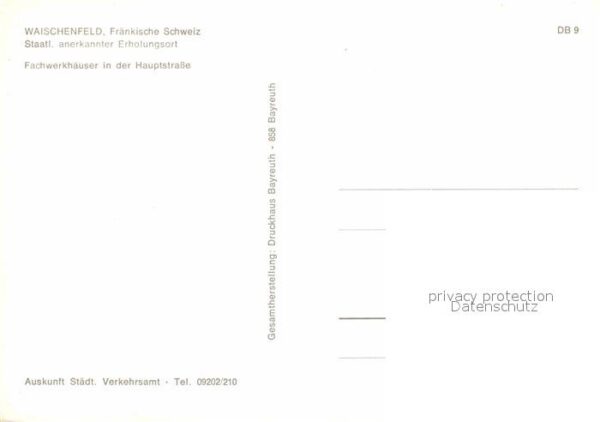 Waischenfeld Fachwerkhäuser Hauptstrasse – Bild 2