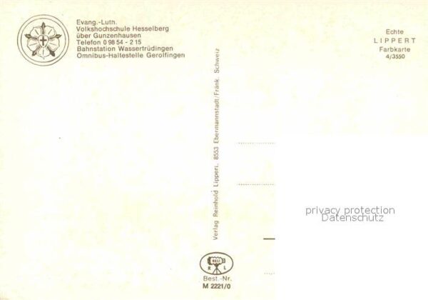 Hesselberg Gunzenhausen Evangelische-Lutherische Volkshochschul – Bild 2