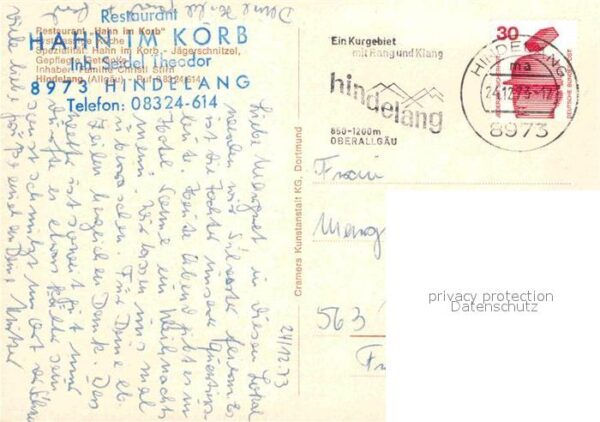 Hindelang Restaurant Hahn im Korb – Bild 2