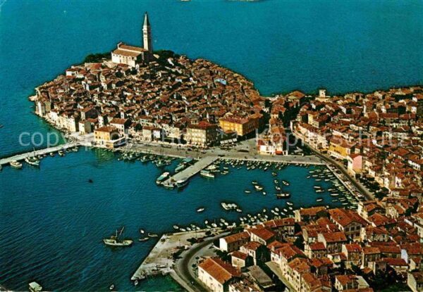 Rovinj Istrien Fliegeraufnahme