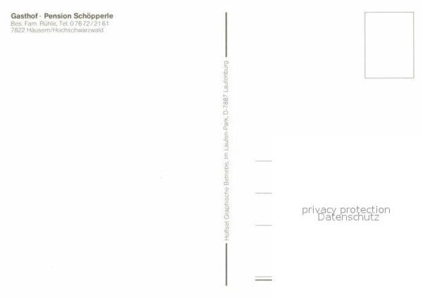 Haeusern Schwarzwald Gasthof Schöpperle – Bild 2