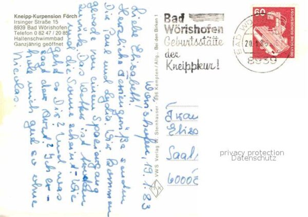 Bad Woerishofen Pension Förch – Bild 2