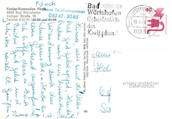 Bad Woerishofen Kurpension Förch – Bild 2