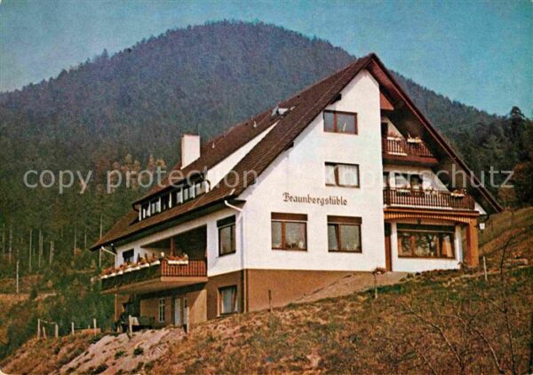 Ibach Oppenau Berggasthaus Braunbergstüble