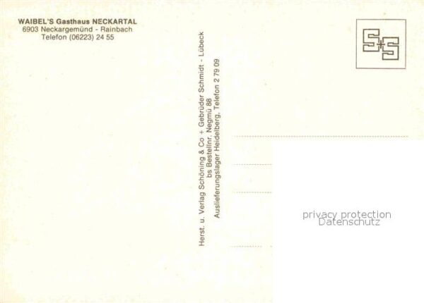 Rainbach Neckargemuend Gasthaus Neckartal – Bild 2