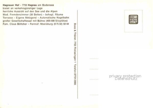 Hagnau Bodensee Hagnauer Hof – Bild 2