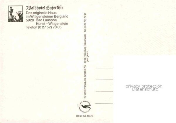 Bad Laasphe Waldhotel Hafertifte – Bild 2