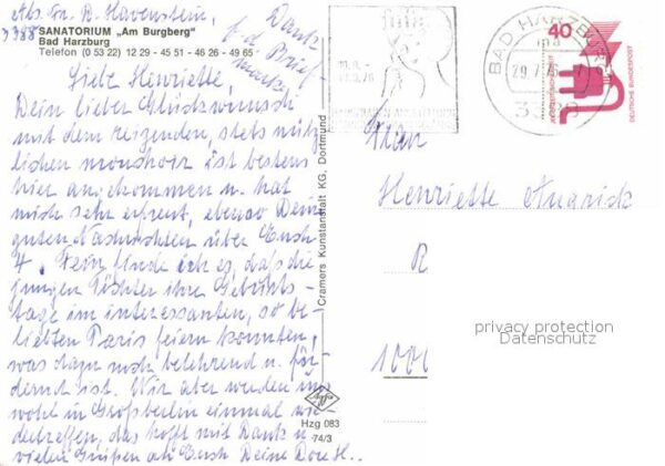 Bad Harzburg Sanatorium Am Burgberg – Bild 2