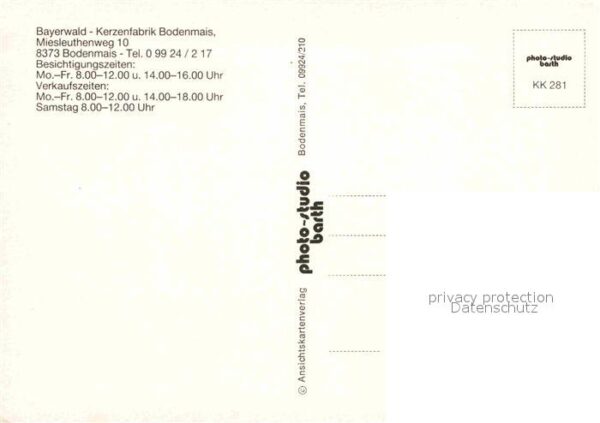 Bodenmais Bayernwald Kerzenfabrik – Bild 2