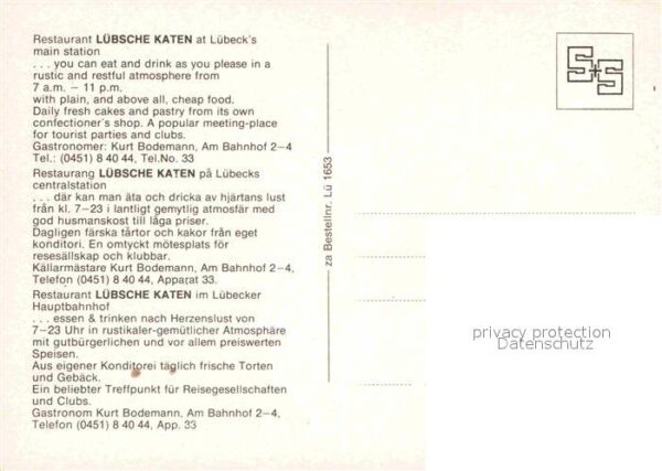 Luebeck Gasthaus Lübsche Katen – Bild 2