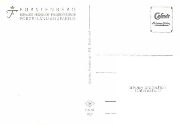 Fuerstenberg Weser Porzellanmanufaktur – Bild 2