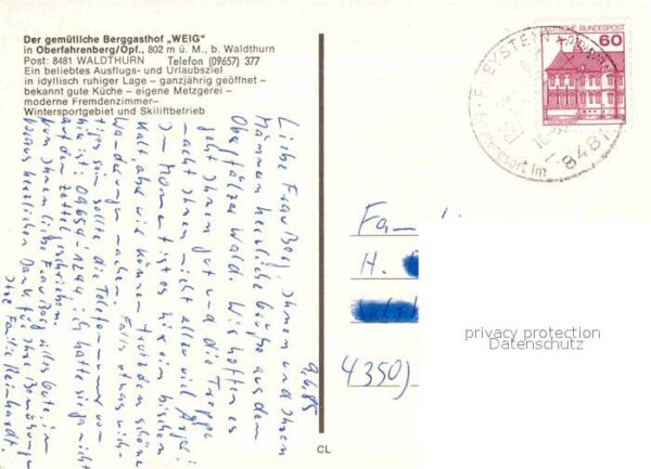Waldthurn Berggasthof Weig – Bild 2