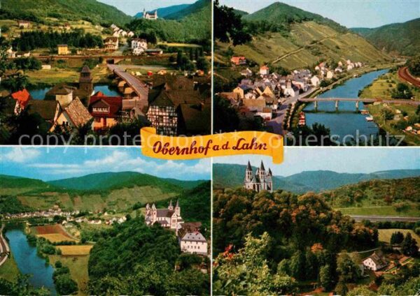 Obernhof Lahn Panorama Schloss Lahn