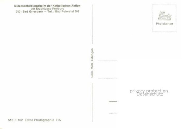 Bad Griesbach Schwarzwald  Diözesanbildungsheim – Bild 2