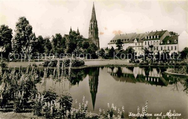 Freiburg Breisgau Stadtgarten Münster