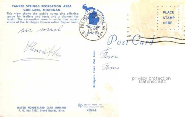 Michigan US-State Gun Lake – Bild 2