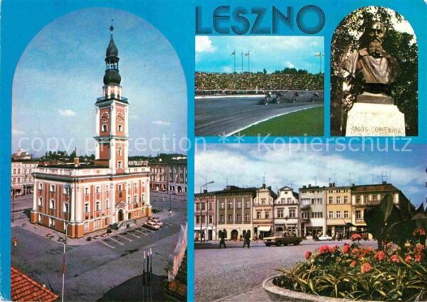 Leszno Rennbahn Kirche Teilansicht
