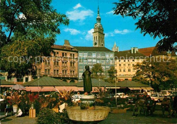 Muenchen Viktualienmarkt