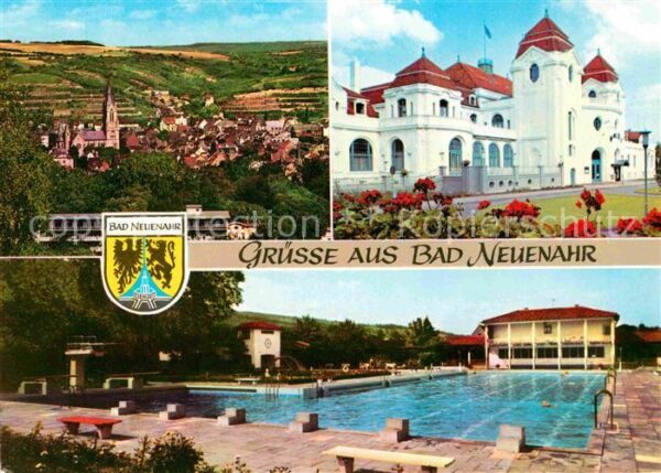 Bad Neuenahr-Ahrweiler Panorama Schwimmbad Kurhaus