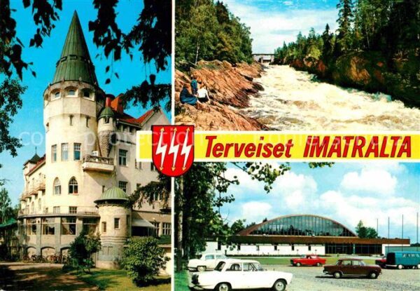 Imatra Schloss Fluss Platz