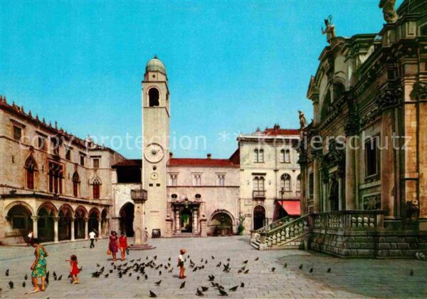 Dubrovnik Ragusa Marktplatz
