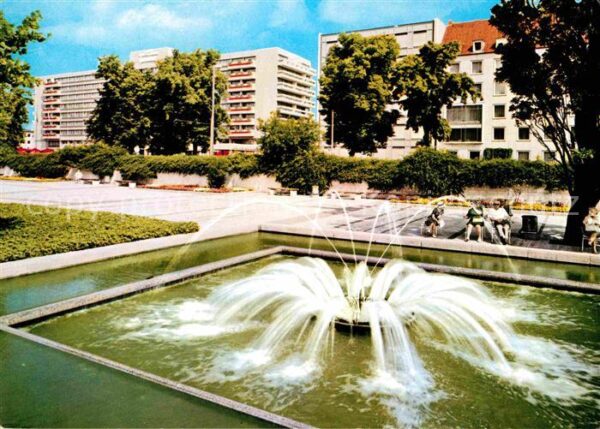 Hannover Brunnen und Rathaus
