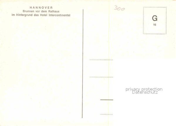 Hannover Brunnen und Rathaus – Bild 2