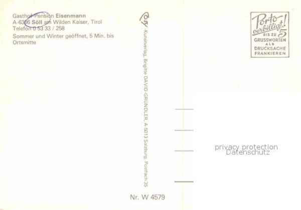 Soell Tirol Gasthaus Pension Eisenmann – Bild 2